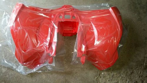 New can-am ds450 rear plastics red black yellow