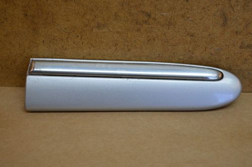 00-06 w220 mercedes s430 s500 s55 front right side fender molding silver #1