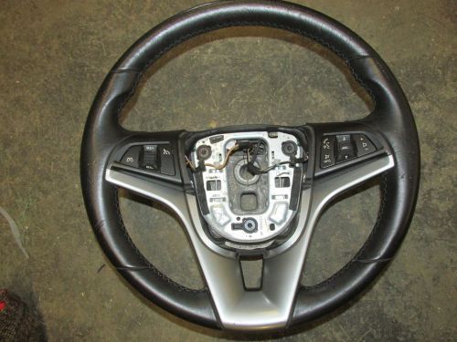 11 12 13 14 chevy cruze black driver steering wheel with bluetooth controls
