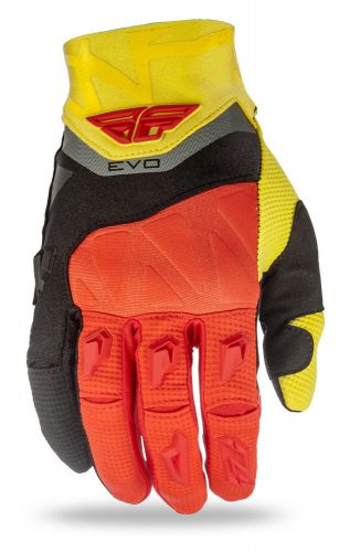 Fly racing evolution 2.0 2016 mx/offroad gloves black/red/yellow
