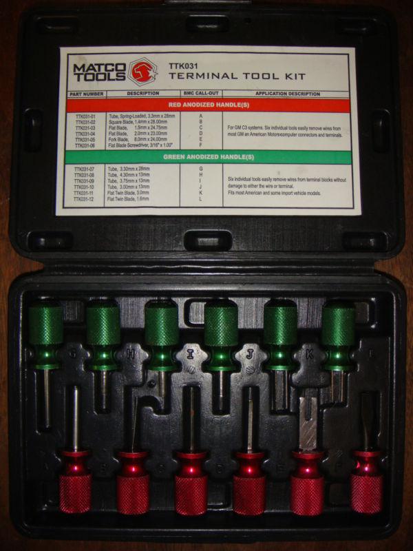 Matco tools terminal tool kit 12 pc ttk031