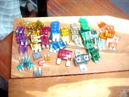 Lot of 600+ fuses (blade &amp; glass) - 12v bulbs - wire nuts - quick splices -