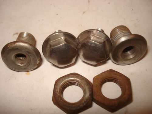 Hard top rear hold down set, used.  56-75 corvette