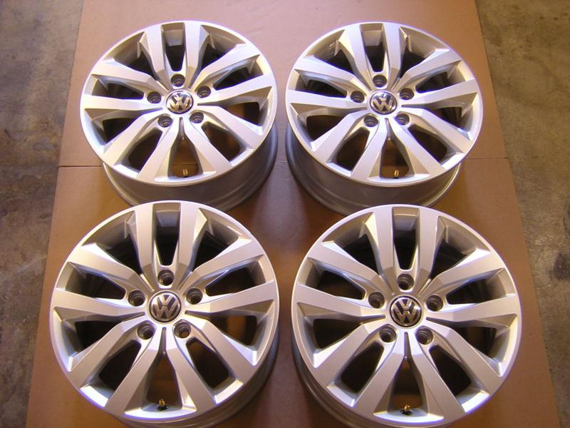 2012 vw volkswagen routan 17" factory oem alloy wheels rims set 69938
