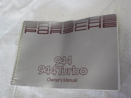 944 turbo &#034;owners manual&#034;