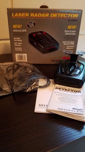 Whistler lr-300gp radar detector with gps and 360 degree coverage