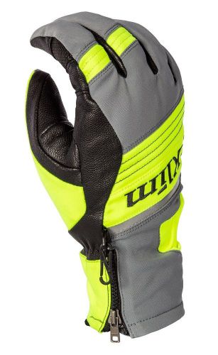 Klim 2016 powerxross snow snowmobile gloves (pair) hi-vis adult all sizes