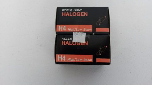 H4 halogen high/low beam  head lamp bulbs 12-volt 100/80w, p43t 1-pair gold yelo