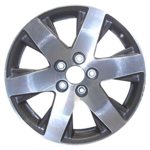 64038 factory, oem 18x7.5 alloy wheel medium charcoal with a machined face
