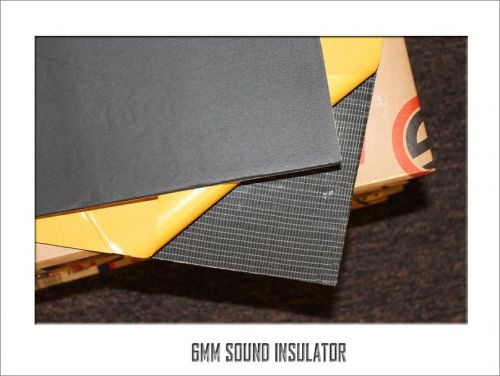 6mm sound insulator foam insulation by silent coat sound deadener 28.98 sq ft