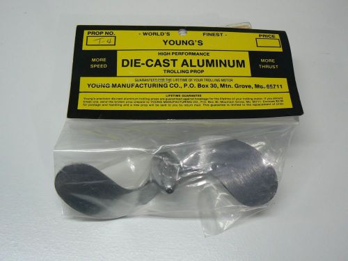 Young&#039;s die-cast high performance aluminum prop #t-4, 5200424, shakespeare,sears