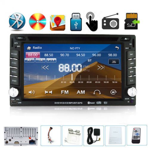 6.2&#039;&#039; car dvd player double 2 din stereo mp3 in-dash radio gps navigation system