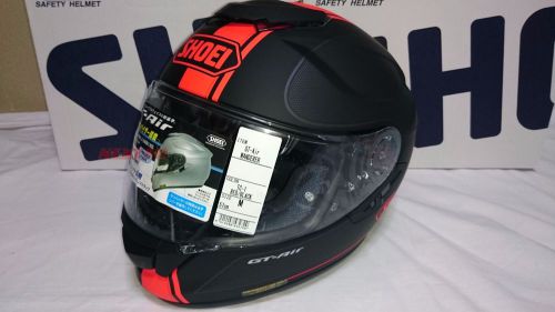 Shoei gt-air wanderer red/black helmet s/m/l/xl tc-1 made in japan