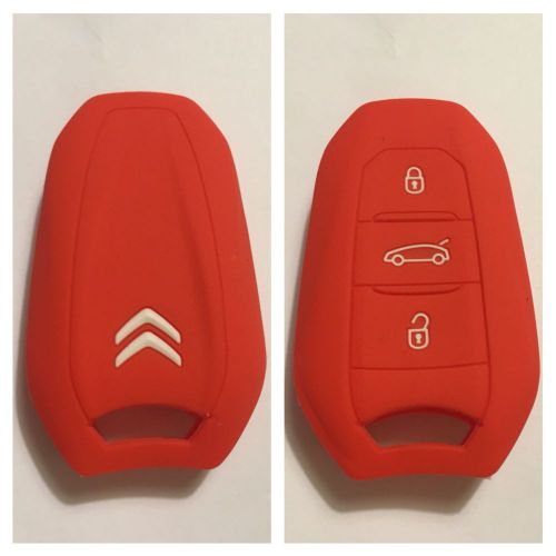 Citroen c1 c2 c3 c4 c5 ds3 ds4 ds5 red car flip key silicone cover case remote