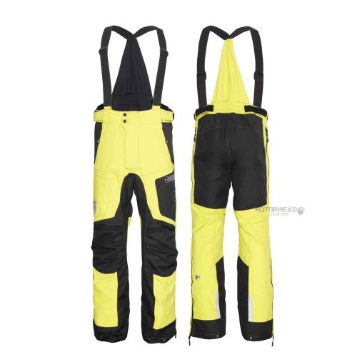 Snowmobile ckx climb pants medium men yellow/black snow bibs winter windproof