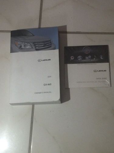 2011 lexus gx460 owner&#039;s manual with quick guide cd