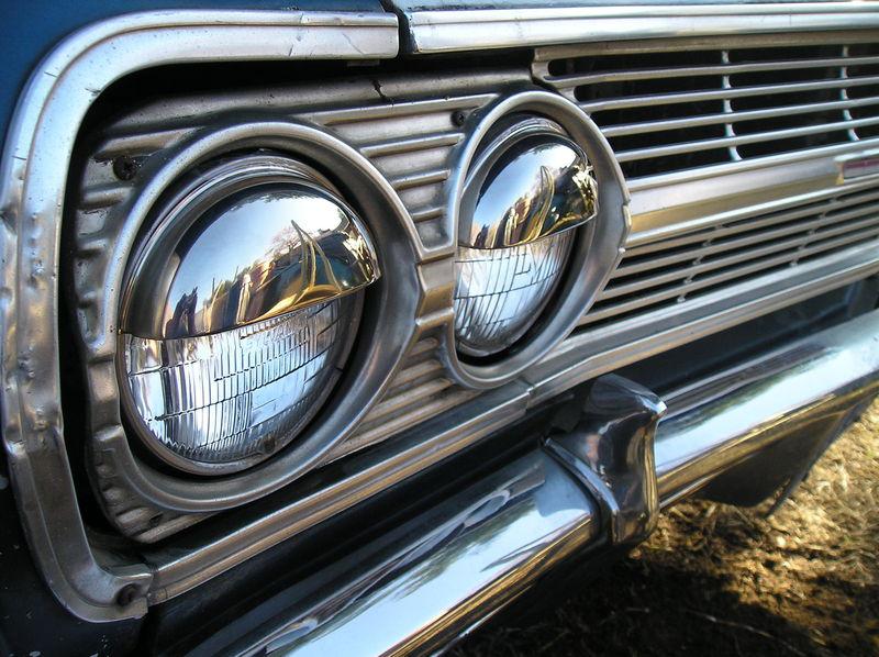 New set of vintage style pop out head light covers !