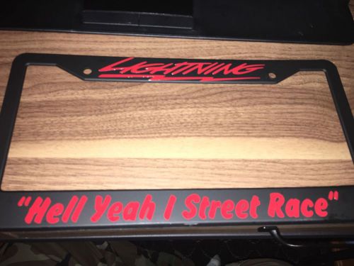 License plate ring svt ford lightning hell yeah i street race street outlaws