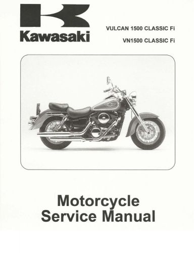 Kawasaki service manual 2007 &amp; 2008 vulcan vn1500 classic fi
