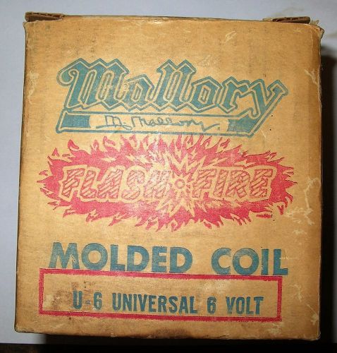 Nos mallory flash fire 6v universal coil