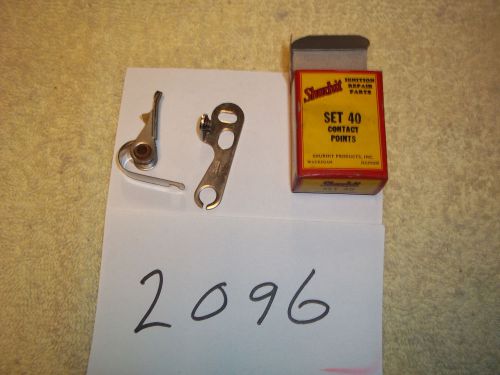 (#2096) contact set 1953-62 6 cylinder chevrolet