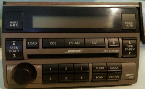 2005 nissan altima bose stereo