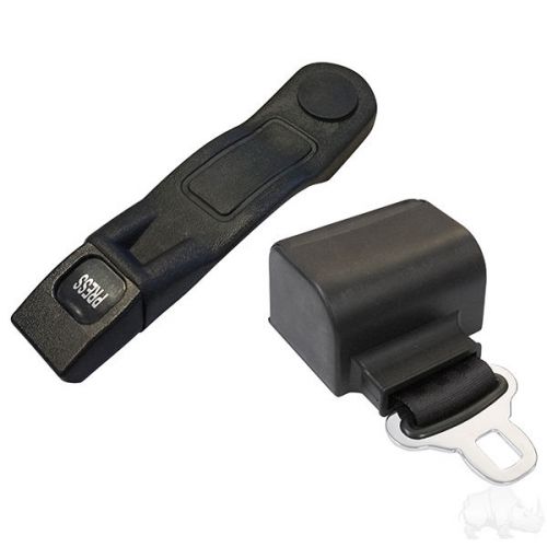 Deluxe retractable golf cart seatbelt, universal, top quality with hardware