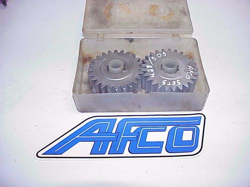 Afco set #5 quick change 4.28-5.05 rear end gears &amp; plastic case r3 winters