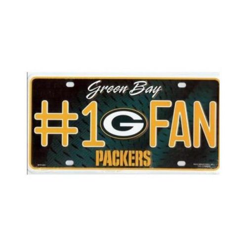 Green bay packers #1 fan license plate - mtf3301