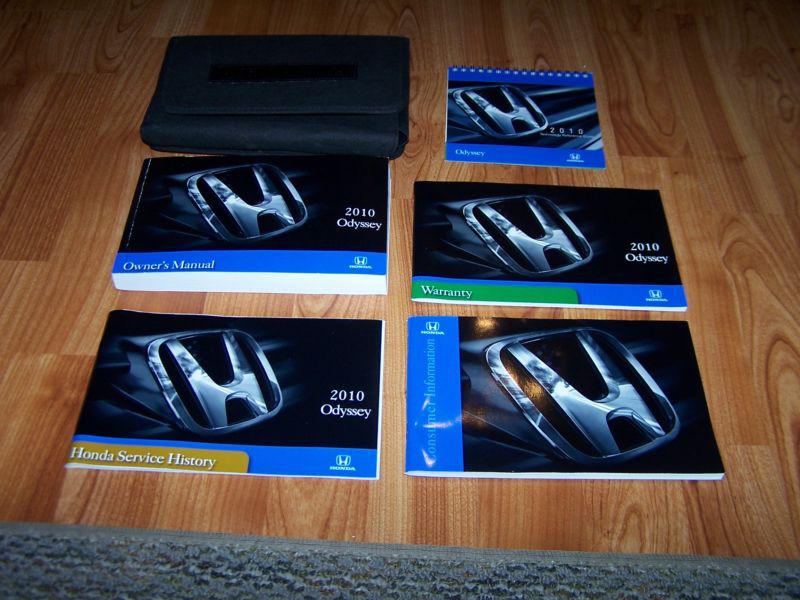 2010 honda odyssey owners manual set with case  free shipping