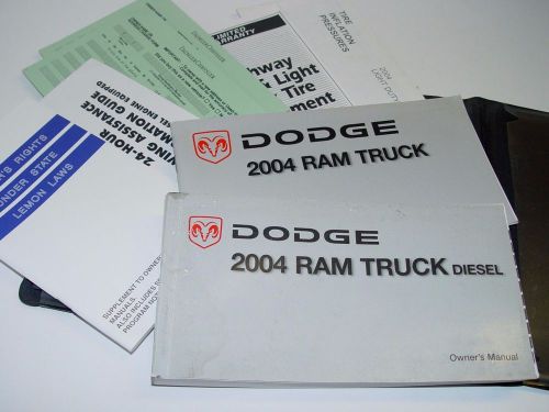 2004 dodge ram diesel series truck owners manual cummins