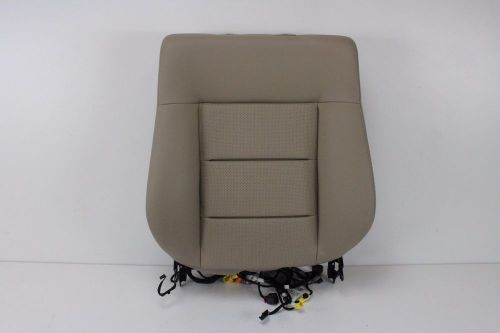 2010 - 2013 mercedes e350 front right passenger side seat upper cushion tan oem