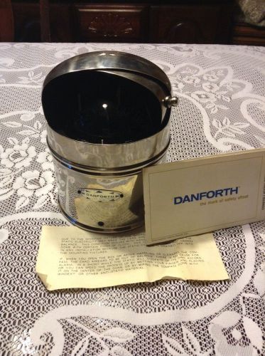 Vintage chrome danforth beaded shelf constellation compass for boat sail boat