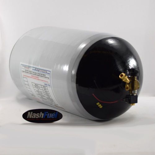 Cng tank 57l type 2 3600 psi compressed natural gas 1-18&#034;unf rotorex manual val