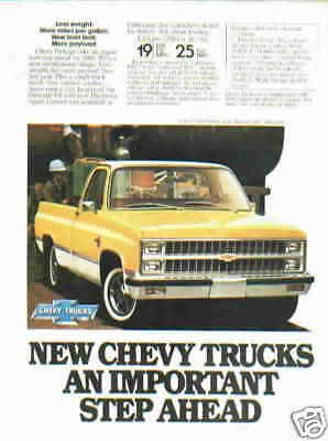 1981 chevrolet  pick up  --new chevy trucks--