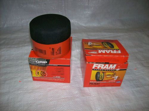 Two fram ph3531 engine oil filter - spin-on full flow sure grip extra guard