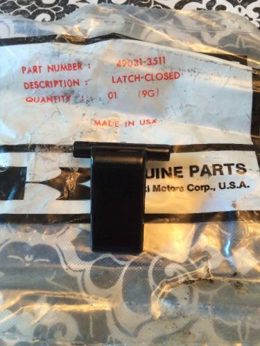 Kawasaki invader intruder snowmobile headlight latch close nos metallic black