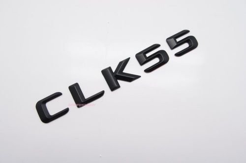 Matte black clk55 rear emblem badge letters for mercedes benz clk55 model