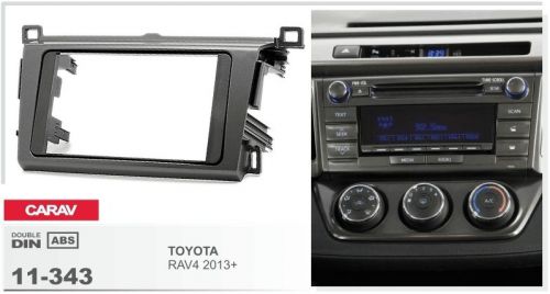 Carav 11-343 2-din car radio dash kit panel for toyota rav4 2013+