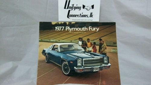 1977 plymouth gran fury original car dealer sales brochure catalog