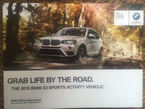 2015 bmw x3 sports activity vehicle &#034;grab life by the road&#034;
