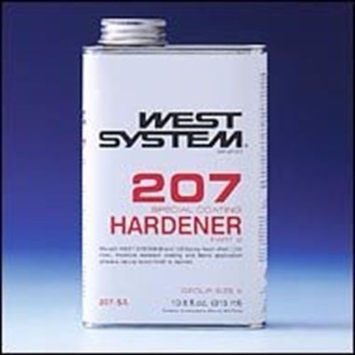 West system 207sb special clear coatinghardener .33 gal.new price + free ship!