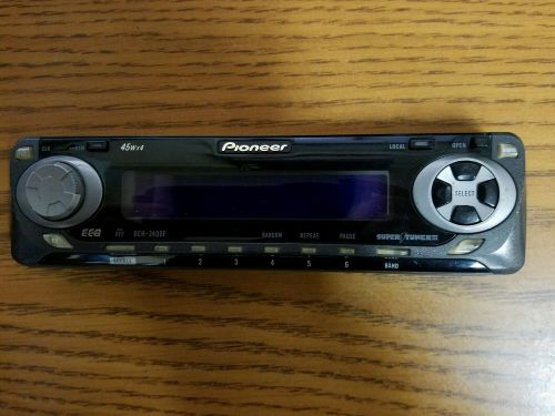 Pioneer  deh-2400f faceplate tested deh2400f