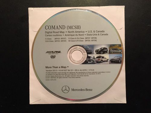 2006 2007 2008 mercedes benz navigation dvd map v2013 update c-clk-g-m class