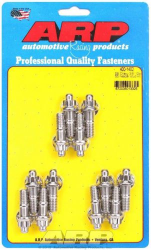Arp header stud 1.670 in 12 point nuts polished sbc 12 pc part number 400-1402