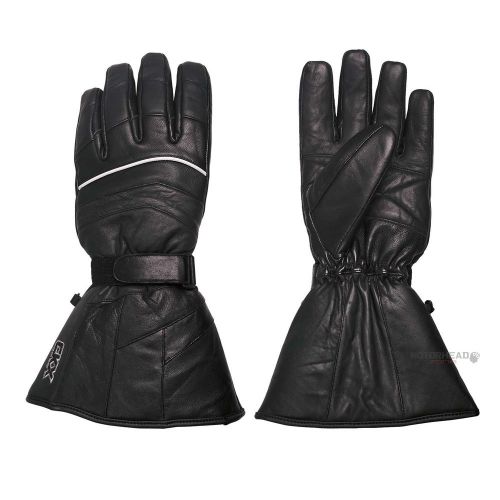 Snowmobile ckx sport leather gloves men small black adult snow winter