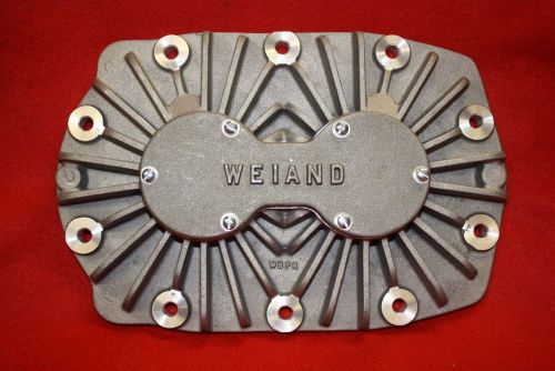 Nos weiand finned rear blower bearing retainer cover supercharger
