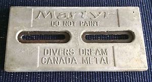 Martyr divers dream anode 12&#034; x 6&#034;  8.125 pounds