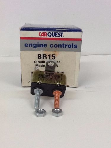 Carquest engine control circuit breaker br15,short stop, 12v k13 15a