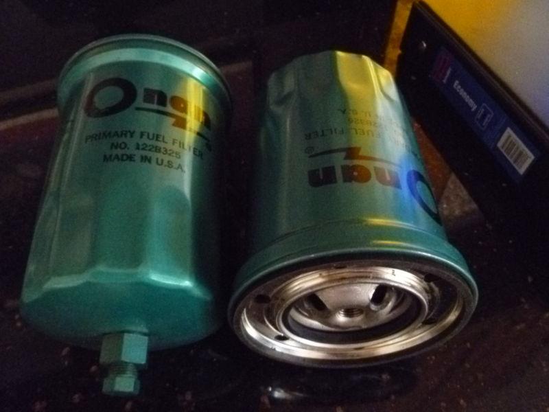 Onan 122b326 secondary fuel filter - two